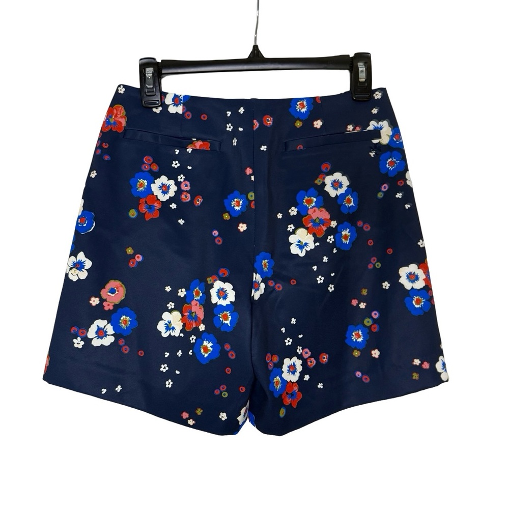 Tory Burch Printed Floral Tech Twill Golf Skort Small S Navy NWT - Picture 7 of 7